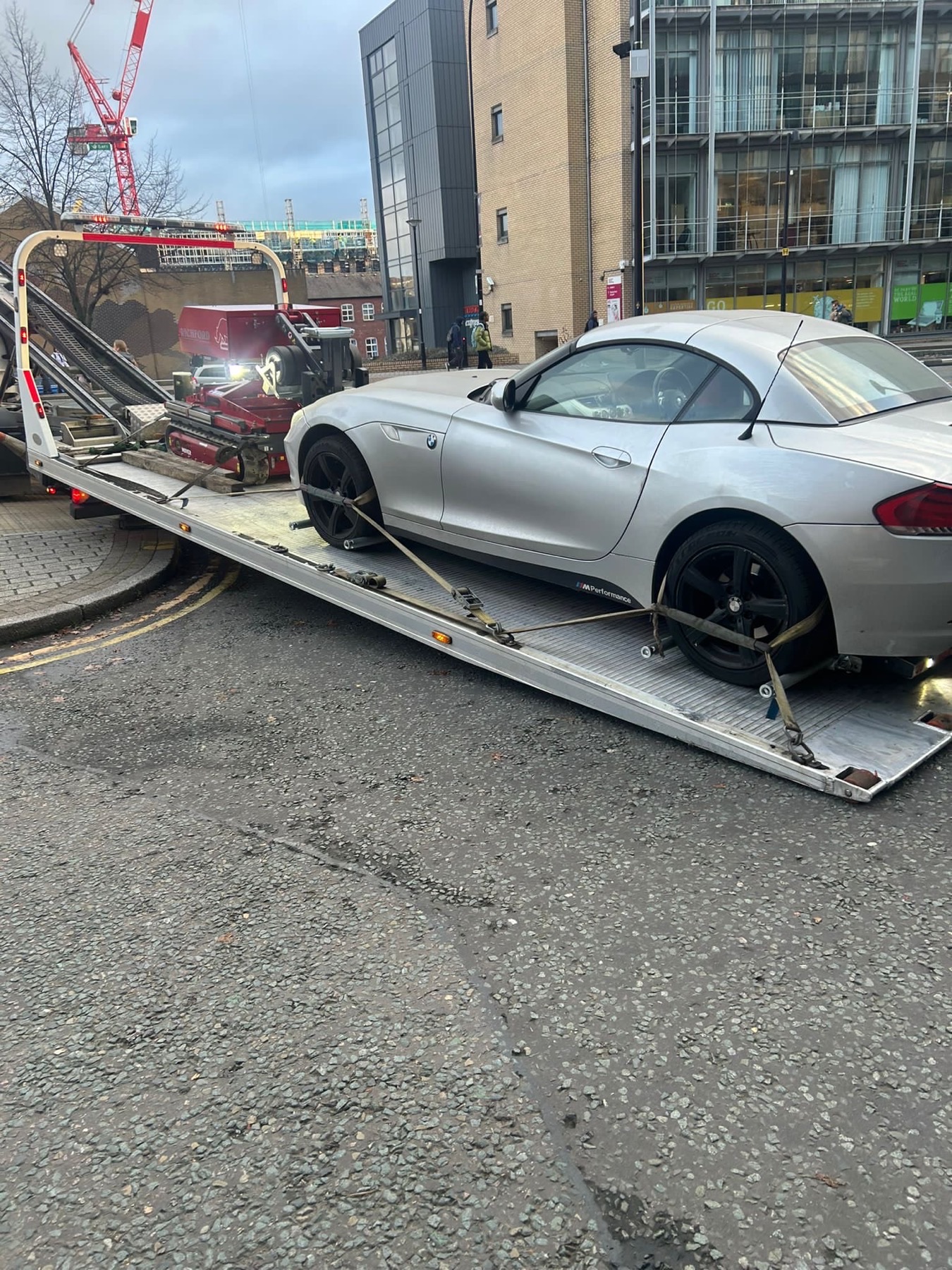 FMR recovery — BMW on flatbed 3