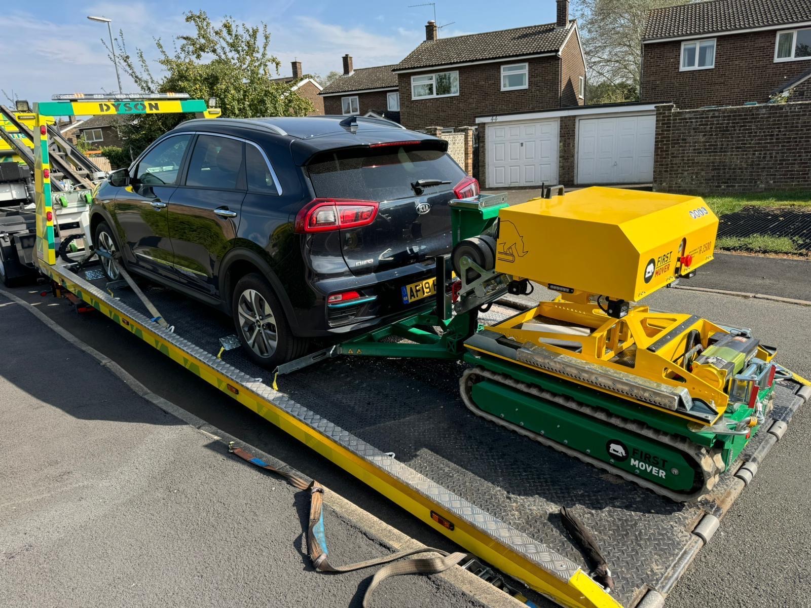 FMR recovery — Green-yellow on flatbed