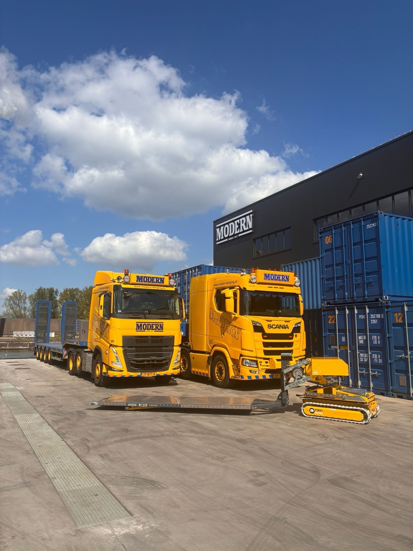 FMR recovery — Modern holland gul mover