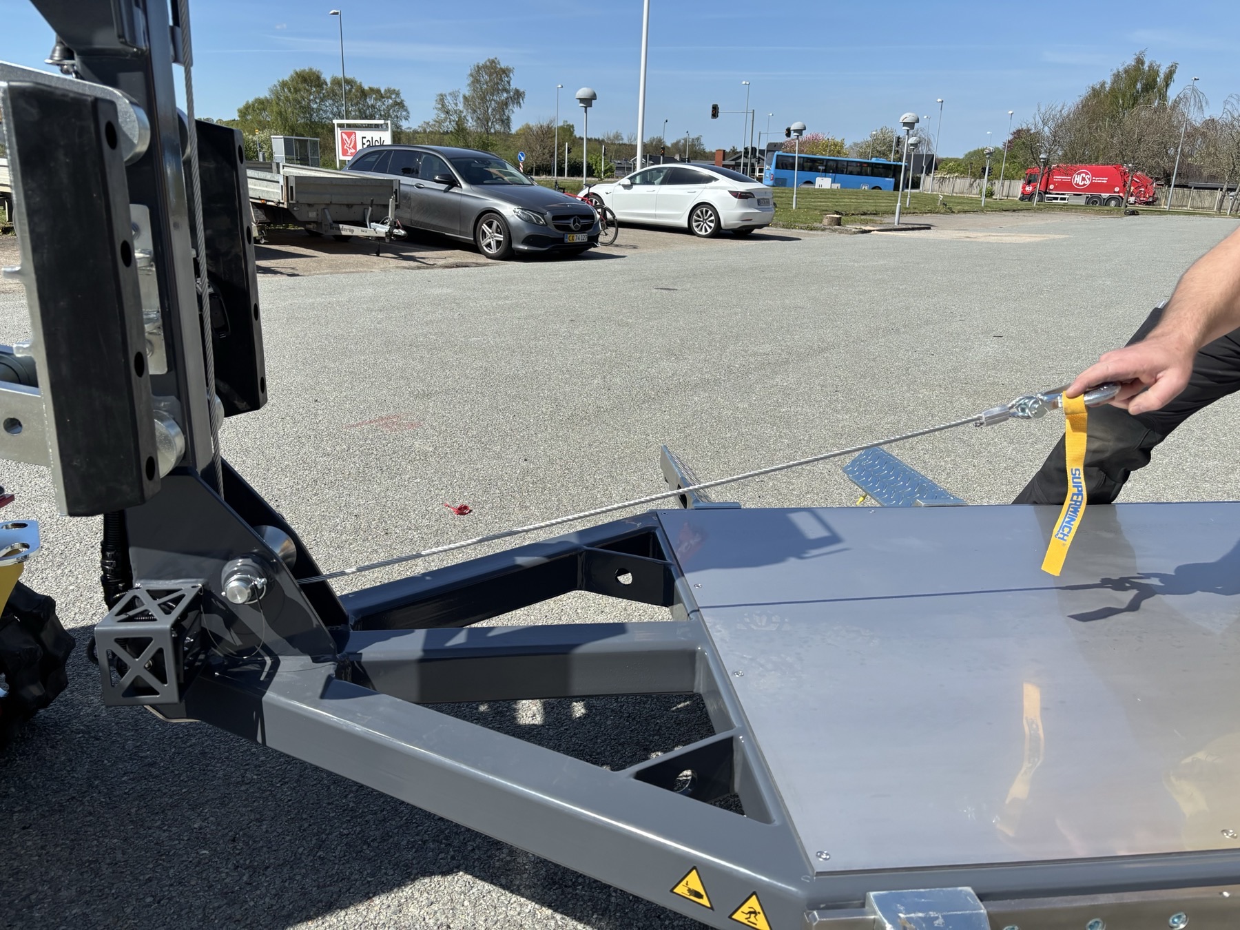 FMR recovery — Winch on flatbed 5