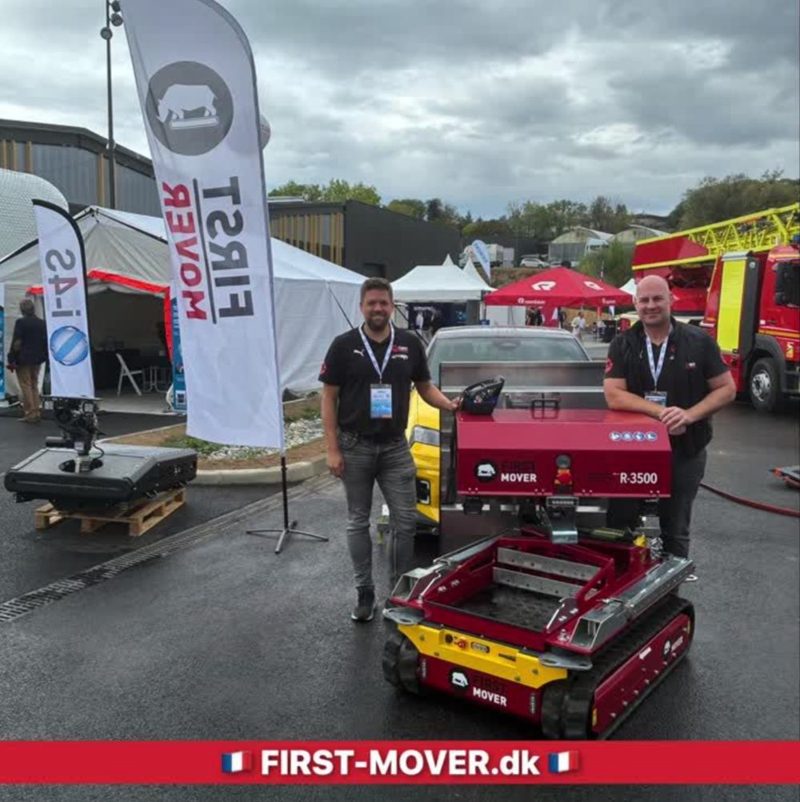 First-Mover R-3500 at the Mondial Secours Protection 2026 stand